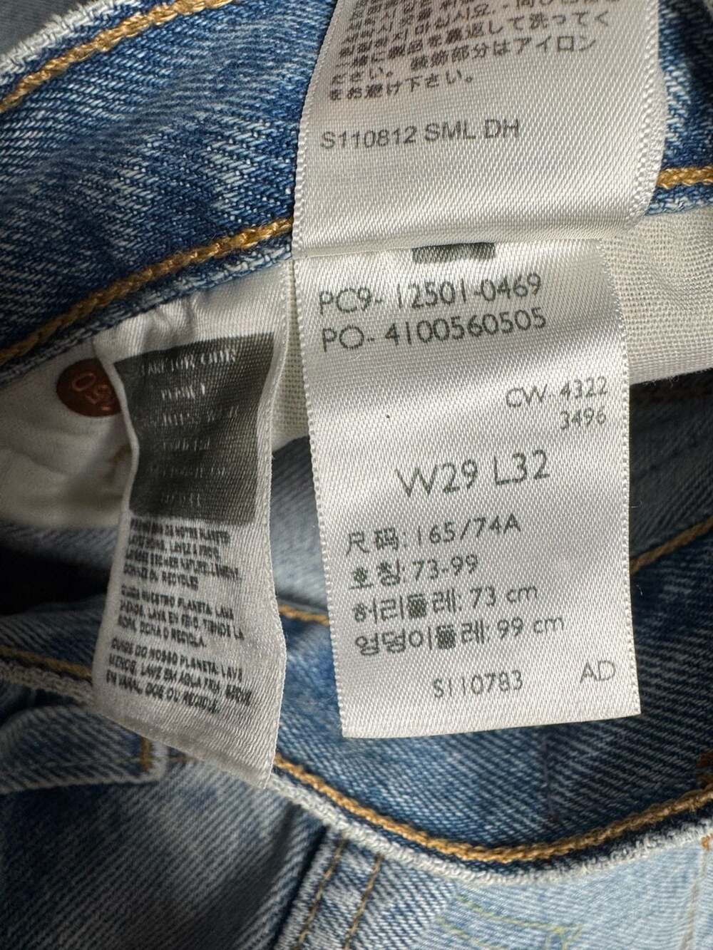levis 501 sample womens 29x32 straight buttonfly floral patch 150th anniversary - Picture 4 of 6